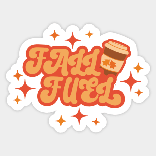 Fall Fuel Coffee Sticker